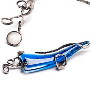 collana - modello in cera e realizzata in argento committente: privato - 2009